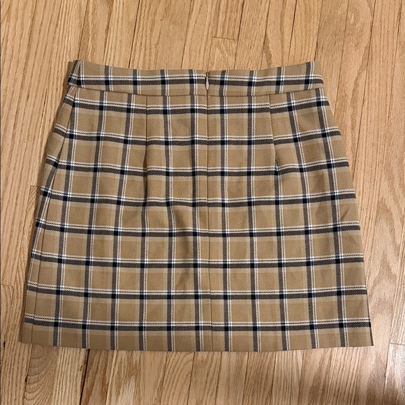 Wilfred Neutral Plaid Mini Skirt - Picture 5 of 5